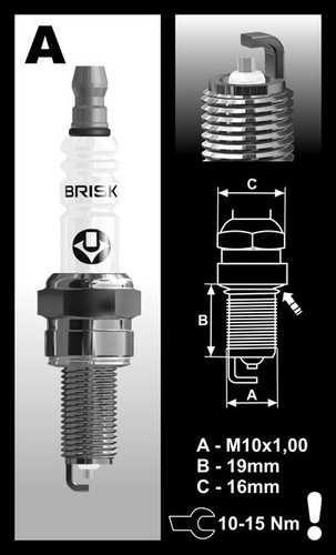 Brisk ar12ys zündkerze spark - brisk,
